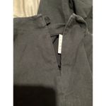 Piazza Sempione  Black Trousers Cropped High Rise Side Zip IT 38 Calf Slit Photo 2