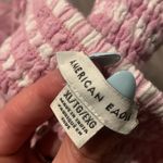 American Eagle •  gingham eyelet crop top pink xlarge Photo 2