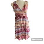 New York & Co. Stretch Sleeveless Layered Tiered Dress Photo 0