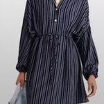 Madewell x Christy Dawn Striped Bonnie Mini Dress in Blue Size Small Photo 0