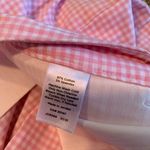 Talbots Perfect Crop Pants Women's 14 Checkers Pink White Barbiecore Gingham EUC Photo 4