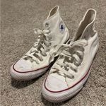 Converse  Cream High-Top Sneakers Photo 0