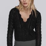 ZARA Black Knit Cardigan Top Jacket Photo 0