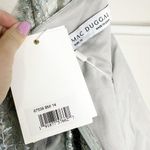 Mac Duggal 67539 Sea Mist Embellished Illusion V Neck Long Sleeve Gown 14 $698 Photo 7