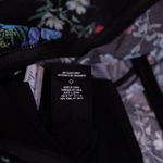 Alice + Olivia NEW Delora Turtleneck Long Sleeve Mesh Beautiful Blooms Dress 2 Photo 4