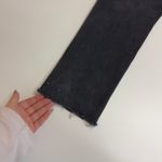 J.Crew POINT SUR Jeans Womens Size 26 Black Shoreditch Denim Cropped Raw Hem Gray Photo 11