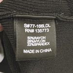 Olivaceous  black long sleeve ruffle cold shoulder dress Photo 4