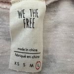 We The Free Rayon Linen Sleeveless Henley Tank Top Blush Pink L Boho Summer Photo 6