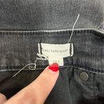 Madewell  Cali Demi Boot Cut Jeans in Edmunds Wash Black Raw Hem Size 26 Tall Photo 6