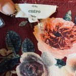 Entro Burgundy Floral+Lace Duster Photo 4