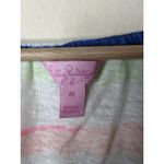 Lilly Pulitzer 100% Linen Getaway Swim Cover-Up Cats Meow Stripe Size Medium Photo 3