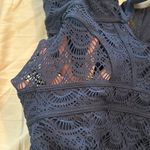 Becca crochet navy 0x 14-16 lots of boob support flattering extraordinary detail Photo 8