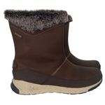 Chacos Chaco Mink Borealis Brown Fur Leather Boots NWOT Size 10 Photo 1