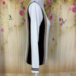Etcetera  White and Black Color Block Sweater Photo 2