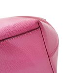 Coach  Leather Crossgrain Mini Street Tote in Silver Sunset Red (Pink) Photo 5