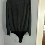 Abercrombie & Fitch Chic Black and White Polka Dot Bodysuit Photo 6