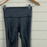 Lululemon  Wunder Under Cropped Heathered Black Legging size 4 Photo 7