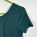 Lovers + Friends NEW Jenner Mini Dress Womens Small Forest Green Ribbed Photo 4