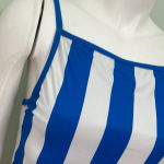 Kortni Jeane  Tankini Top Medium Sporty Stripe Square neckline Photo 1