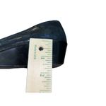 Michelle D Shoes Womens 8 Used Black Snake Skin Texture Wedge Photo 8