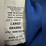 Vintage Y2K My Michelle Blue Glitter Ruched Spaghetti Strap Dress USA L Size L Photo 2