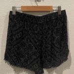 Urban Outfitters ECOTE Black White Rise Microdot Pull On Shorts Photo 0
