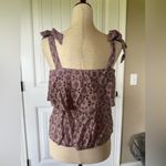 American Eagle  Purple Lace Top Photo 1