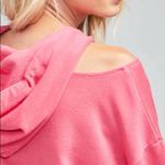 Wildfox Shady Lady Cold Shoulder Rose Sweatshirt Hoodie Photo 4