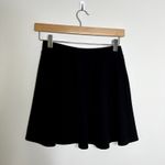 Joe Benbasset Joe B Black Textured Mini Skater Skirt Photo 4