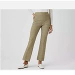 Spanx NWT $148  The Perfect Kick Flare Dijon Jacquard Plaid Ponte Crop Pants Photo 3