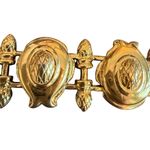 Fendi Vintage  Goldtone Bracelet 1990s Women's 7.5" Original Photo 2