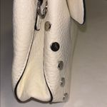 JAIME BRAND FROM THE UK.. NEW WHITE FAUX LEATHER HANDBAG SILVER ACCENTS/STUDS Photo 6