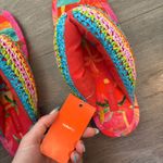 Farm Rio  Flip-Flops Toucans Crochet Puffy Photo 2