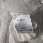 Tyler‎ Boe M White Dress Eyelet Crew Neck V Neck 3/4 Bell Sleeve Cottage Core XS Photo 9