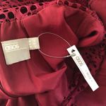 ASOS Petite Lace Inset Cami Strap Midi Pencil Dress Burgundy NWT size 2P Red Photo 10