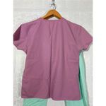 Dickies  Scrubs Set - Small - Mint Pants & Purple Top Photo 2