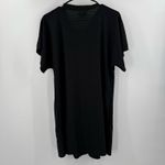 Jordan Taylor Swim Coverup Size Large NWT Black Textured Tunic Beach Vacation Photo 2