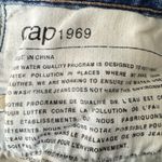 Gap 1969 Real Straight Distressed Low Rise Medium Washed Jeans Size 27 Photo 6