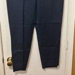 Nordstrom  Signature women's navy cut-cuffed slacks Photo 1