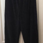 FINAL MARKDOWN Ladies euro joy velour slacks medium Black Photo 0