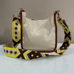 Ahdorned Women’s Canvas Boho Messenger / Crossbody Bag With Two Straps Brown Photo 1