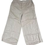 Jones New York Metallic Linen Wide Leg Pants β Elegant Evening Glam XL Photo 0