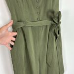 Heartloom ‎ Green Jumpsuit with Tie Waist and V-Neck Photo 2