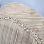 Lulus  A Star is‎ Born Cream Strapless Maxi Dress Beaded Embellished Medium Photo 4