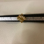 Vintage Uncas Faux Opal & Rhinestone Gold Tone Women's Ring Size 6 Photo 2