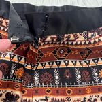 Vintage Union Made Maxi Skirt Tan Black Geometric Size M Photo 5