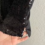Women Y2K Black Sequin Vest M Size M Photo 7