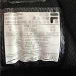 Women's Ray 014 Leather Sneakers BLACK / FILA RED / WHITE, W8 Photo 6