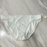 Aerie  White Ribbed Bikini Bottoms Photo 0