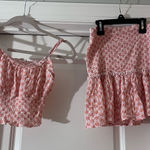 Pink Rose  2 Piece Set, Tank & Skirt Photo 0